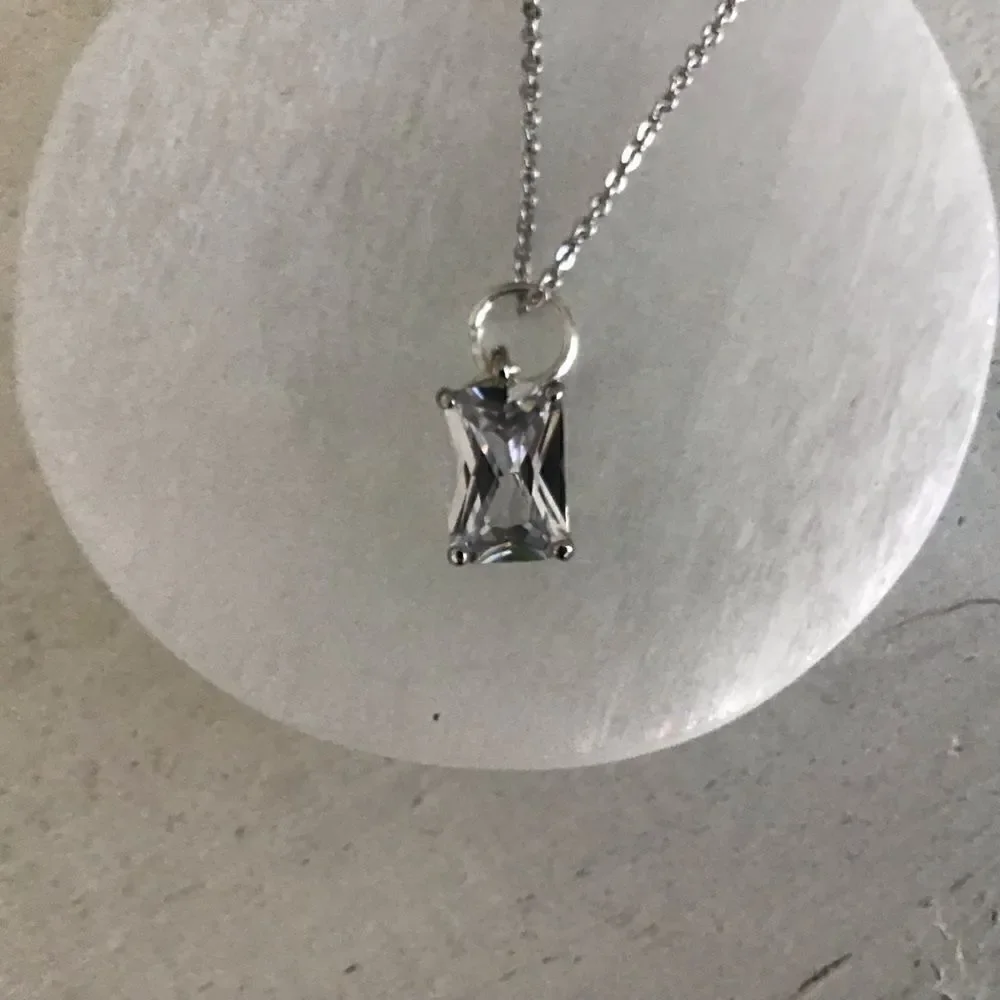 Swarovski Crystal Baguette Necklace